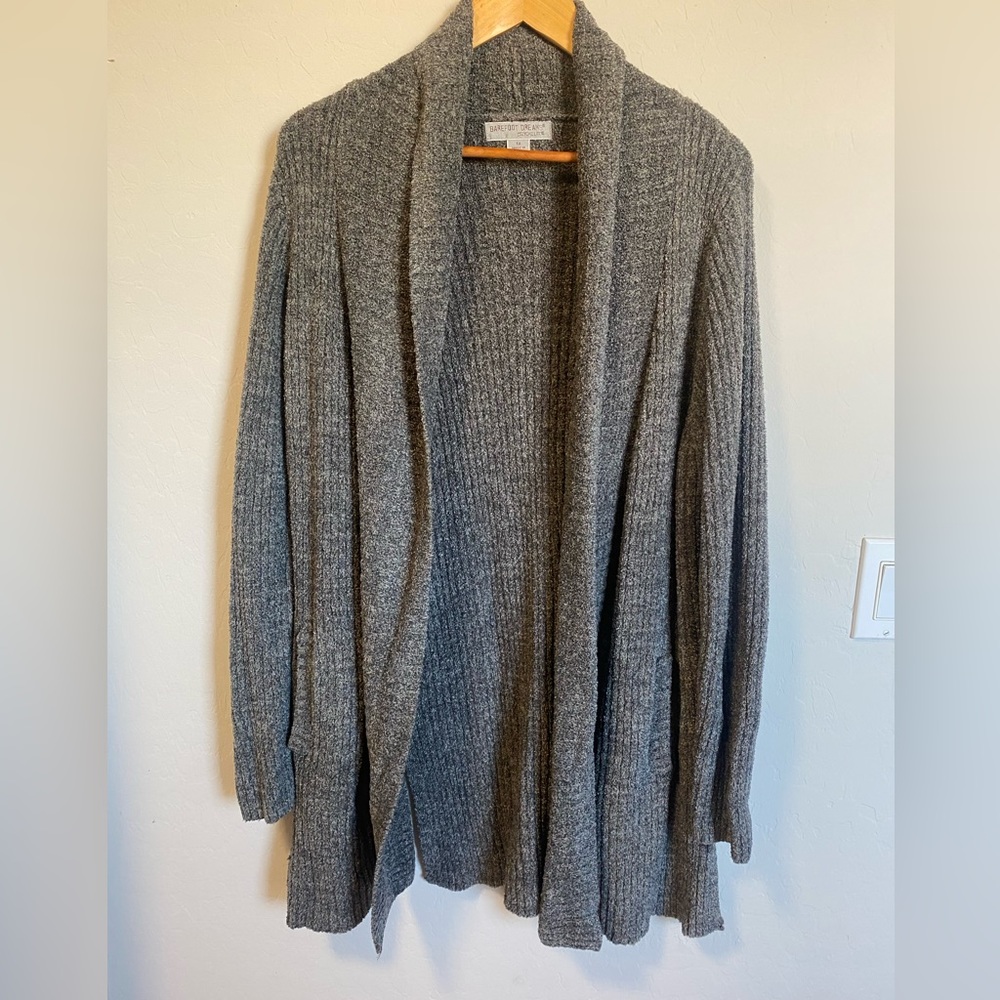 Barefoot dreams cozychic lite cardigan 1X